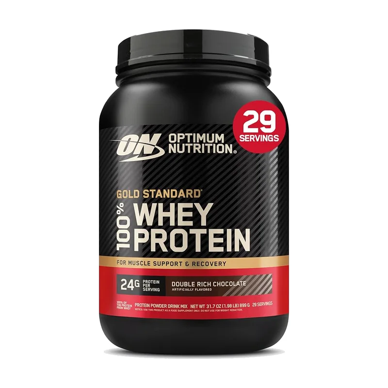 Optimum Nutrition Gold Standard 100% Whey Double Rich Chocolate 2 lb tub