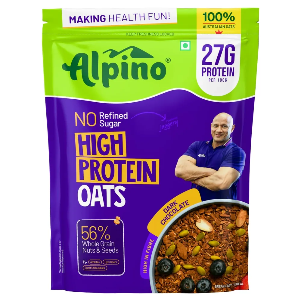 Alpino 27g High Protein Oats Dark Chocolate pouch