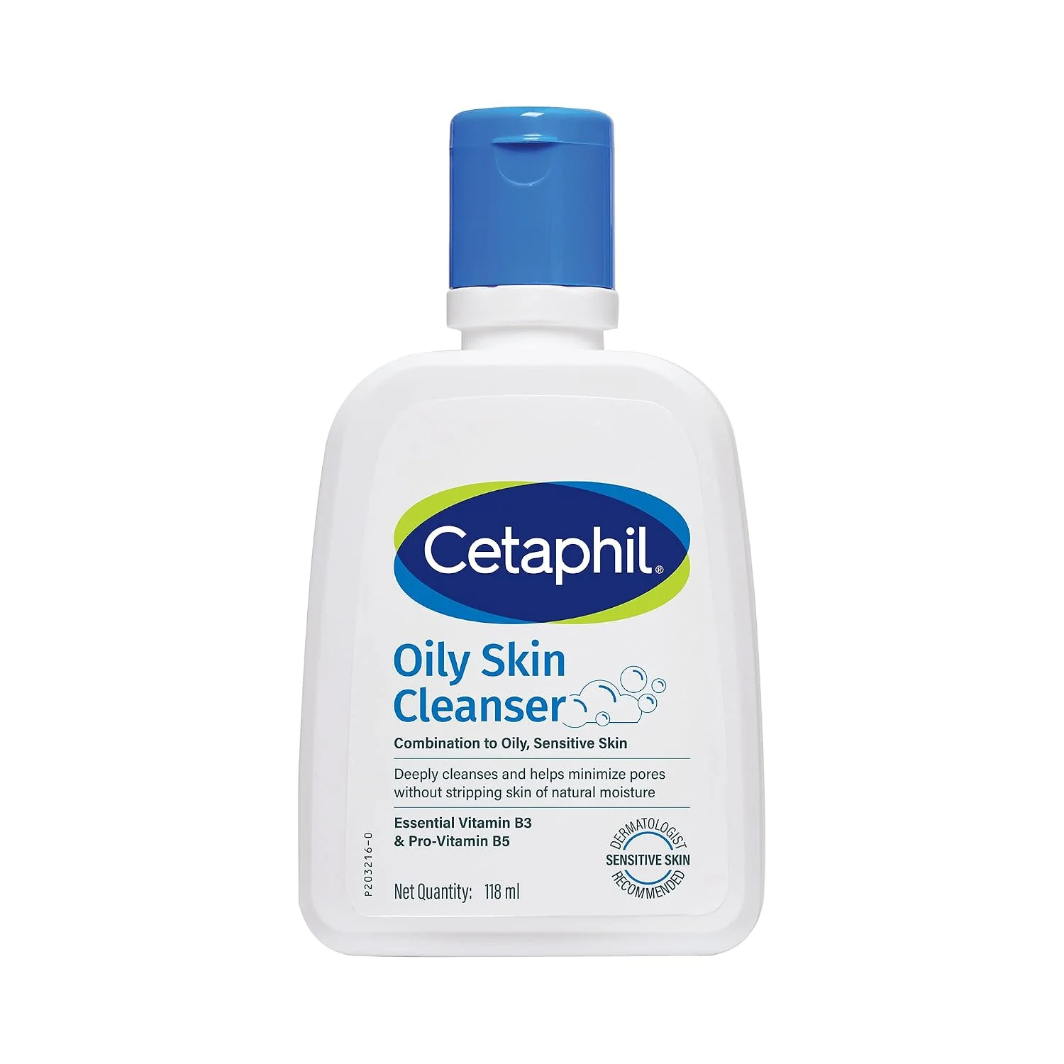 Cetaphil Oily Skin Cleanser bottle for combination to oily, sensitive skin