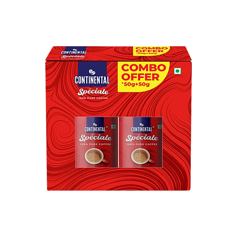 Continental Speciale 100% pure coffee twin pack box