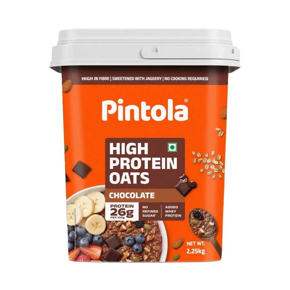 Pintola High Protein Oats Chocolate 2.25 kg tub